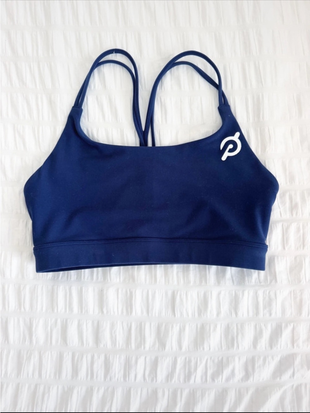 Peloton Cadent Navy Sports Bra Size Small